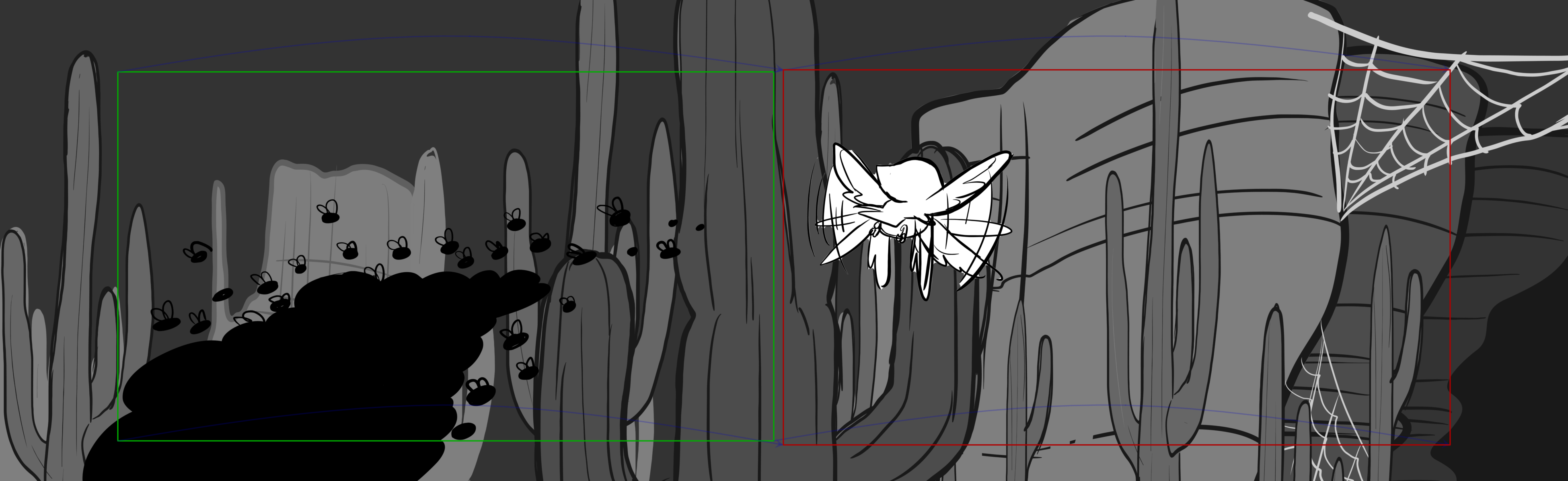 Venom Wars — Escena 15, panel 7, storyboard by Melissa Ballesteros